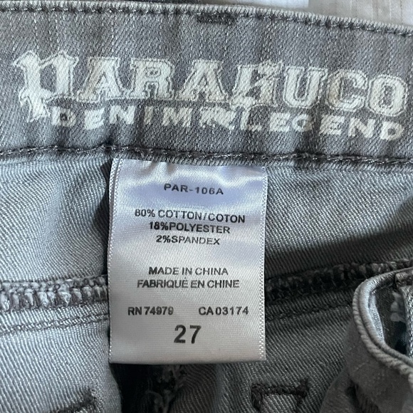 Grey Skinny Jeans (low-mid waisted) - Picture 2 of 2